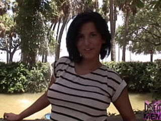 Thick Latina Newcumer Gets Naked In Public