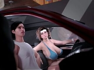 Horny MILF Stepmom Sucks Stepson'_s Big Cock After Workout - 3D Hentai Game - Apocalust