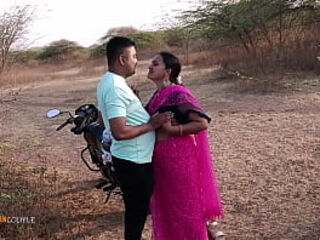 Indian Wife Outdoor Blowjob Licking Fingered and Fucked