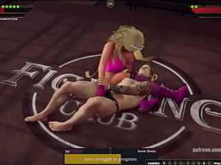 Jay VS Bambi Bimbo (Naked Fighter 3D)