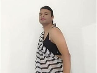Saree crossdresser indian