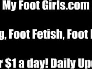 I cant resist her beautiful size 8 feet