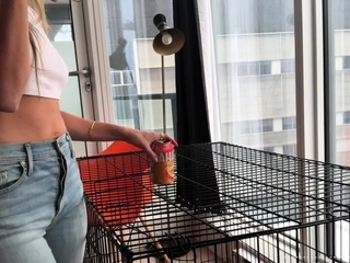 Lord Goddess Maria - Degrading My Caged Slave