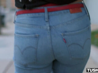 Brenna Sparks: Latina Fire with a Red Turtleneck AnalTwist