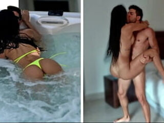 SUPER SEXY Venezuelan MODEL Gets Fucked In The Jacuzzi &amp_ The Shower