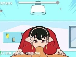 Yor Forger [Spy X] Full Scene Creampie Compliation Moaning Orgasms Part 1. - Hole House Game [Rule 34, Hentai, Cartoon]