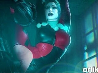 Harley Quinn &amp_ Batman Porn 3D Animation