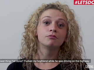 Curly blonde shows off what she can on casting