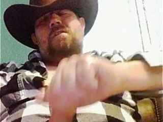 COWBOY MILKING HIS COCK