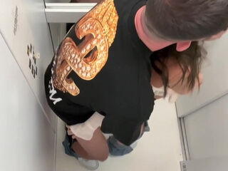 Public Elevator Fuck With Busty Latina Teen