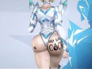 Emma Frost sexy walk