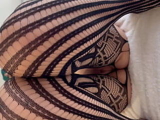 Big Titty Goth Girl in Black Spiderweb Lingerie, Suck n&#039_ Fuck Quickie