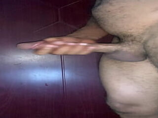 I jerk off my big perfect cock until i cum and I let you to watch it