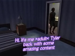 Jerking off alone in bedroom