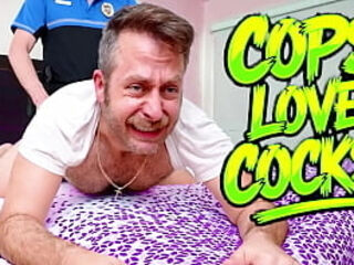 Scott DeMarco&rsquo_s Gay Porn Patrol: Rugged Joel Takes Cop&rsquo_s Deep Anal Thrust