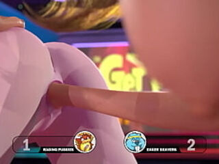 3DGSPOT - World Lesbian Fucking Championship With Hot FISTING! 3D CARTOON PORN!