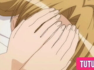 Teen girl caught inserting ice cream in her pussy in school yard | hentai