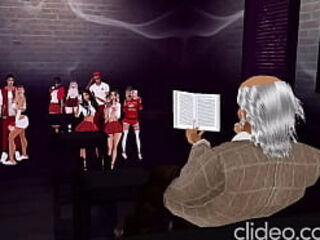 Profesor de matematicas muy considera con sus bellas alumnas para que pasen de a&ntilde_o