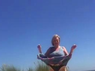 Blonde amateur milf does anal on pov camera 21
