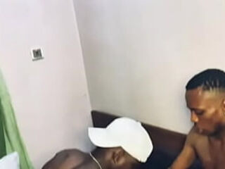 Yahoo boys fuck the hooks in a hardcore threesome