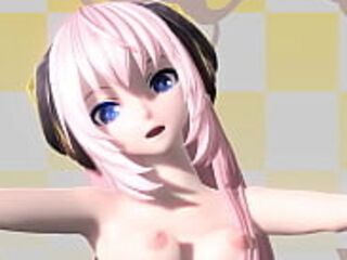 Megurine Luka Two Faced Lovers Project diva Nude mod
