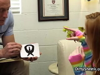 Nymph redhead craves for doctors dilf dick deep inside