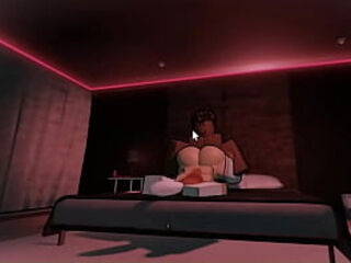 Fucking a snowbunny in my roblox studio