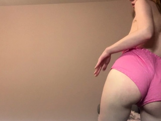 Cute brunette amateur teen masturbates on webcam