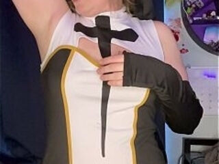Smelly Armpits Humiliates Nun!