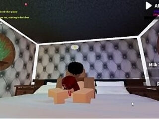 6 | Roblox SAME Ebony comes back for more creampies.
