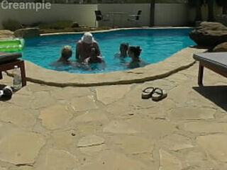 Orgy in The Swimming Pool
