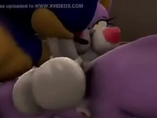 Sonic sucking blaze&rsquo_s cock