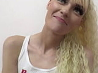 Petite Blonde Sassy Deepthroats A Cock And Rims Like A Pro To Swallow Cum!