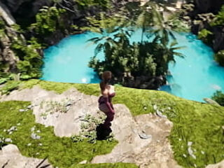 Lara Croft opens a sexy tomb 3D Hentai Game Animation