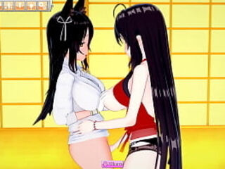 Atago And Taihou In Koikatsu Have A Sexy Lesbian Time