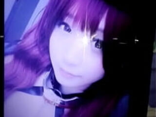 Iori Moe - Azur Lane Honolulu Cosplay Cumtribute