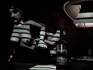 Noir Sex Scene - 3D Game Pornohero