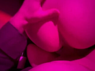 Hot chick with huge tits and ass teases my cock with her mouth and hands and then rides my cock until i cum