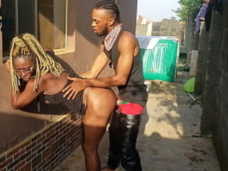 Jasmine Candy Is a slutty neighbor. She had a quick sex with her neighbors Outdoors behind the windows