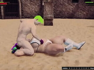 Joe Curr VS lof (Naked Fighter 3D)