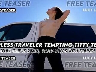 &quot_Topless Traveler Tempting Titty Tease&quot_