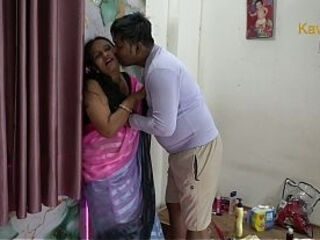 Desi Indian Kavita enjoying sex with stepbrother