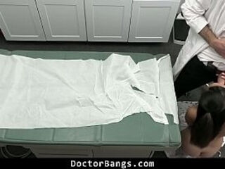 Madi Laine Gets on Her Knees and Fucks Dr. Wrex Oliver for Clearance - Doctorbangs