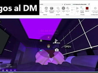 Roblox / Follando a una blanquita en mating press.