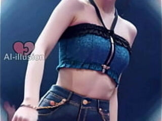 Zoey@kpop demon hunters dancing (AI-generated) (No live-action)