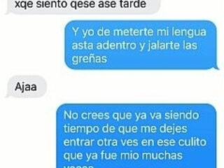 Se pone ganosa cuando le escribo todo lo que le voy hacer