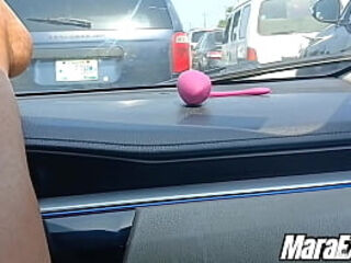 Horny Bbw Ebony Milf Masturbating in Lagos Traffic - Mara Exotic