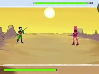 Blackfire becomes a slave and shows her ass 8Titans Episode 5