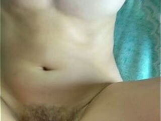 The new girlfriend Isis Sun'_s dildo show ends with semen in her big ass