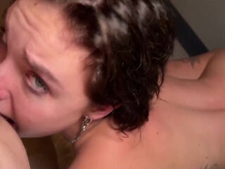 Teeny Russian's Multiple Orgasms in POV Homemade Sex